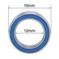 thumbnail image 3 of 20 Piezas 6700- Alta Calidad 6700 10X15X4Mm Rodamiento de Bolas de Ranura Profunda con Sello en Miniatura, Azul, 3 of 6