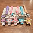 thumbnail image 3 of Sanrio-Llavero Kawaii de Hello Kitty para niña y niño, juguetes con colgante, con melodía de dibujos animados, Kuromi, Cinnamoroll, 3 of 4