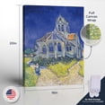 thumbnail image 2 of Art Prints Wall Décor, Church in Auvers Canvas Print, Vincent Van Gogh Wall Art, Van Gogh Canvas, Ready To Hang for Living Room Home Wall Décor 16x20, 2 of 7