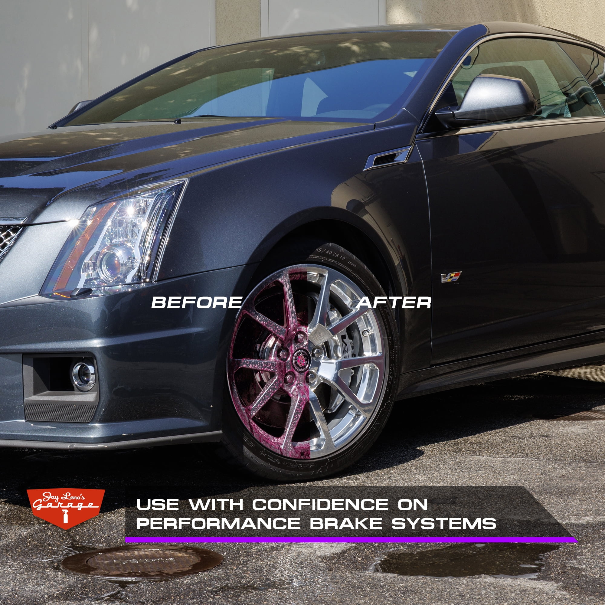 Jay Leno's Garage Wheel Cleaner (16 oz) - Easily Cleans Car Wheels