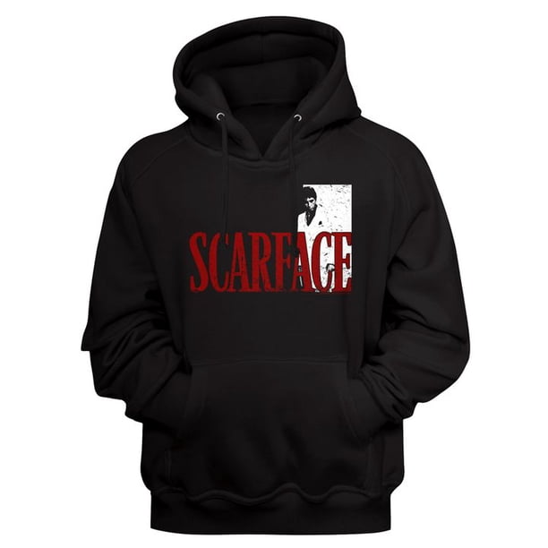 scarface hoodie black