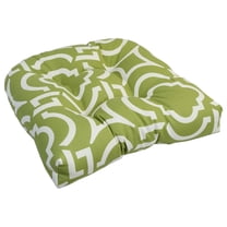 Blazing Needles 19-inch U-Shaped Spun Polyester Outdoor Tufted Dining Chair Cushion  93184-1CH-OD-131