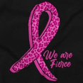 thumbnail image 2 of Cheetah Pink Ribbon We Are Fierce Girls Kids T Shirt Tees Brisco Brands S, 2 of 6