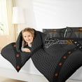 thumbnail image 4 of jejeloiu Basketball Sport Games Bedding Comforter Set,Ball Lovers Twin Comforter Sets,Black Orange Bedding Set For Teens,Luxury Bedroom Decor Reversible,2pcs, 4 of 8