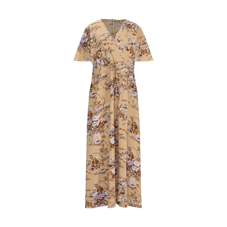 fit and flare maxi floral dress for women Fit & Flare Dress - Climbing Floral
