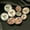 Pink, variant on 6pcs Bee Metal Flower Buttons for Women Dress Coat Suit Cardigan Sewing Button