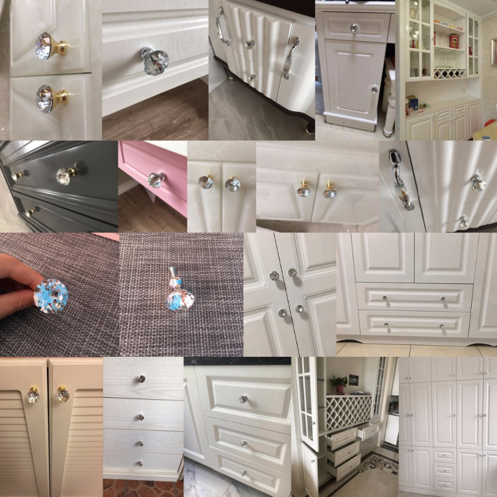 Bedside Cabinet Dresser InFreesh 20Pcs Crystal Door Knob wardrobes cupboards 30mm Diamond Drawer Handles and Knobs with Screws for Home Kitchen Office Furniture Bedside Cabinet Dresser InFreesh 20Pcs Crystal Door Knob wardrobes cupboards 30mm Diamond Drawer Handles and Knobs with Screws for Home Kitchen Office Furniture
