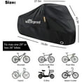 thumbnail image 2 of Bike Cover Outdoor Waterproof Bicycle Covers With Lock Hole, 2 of 5
