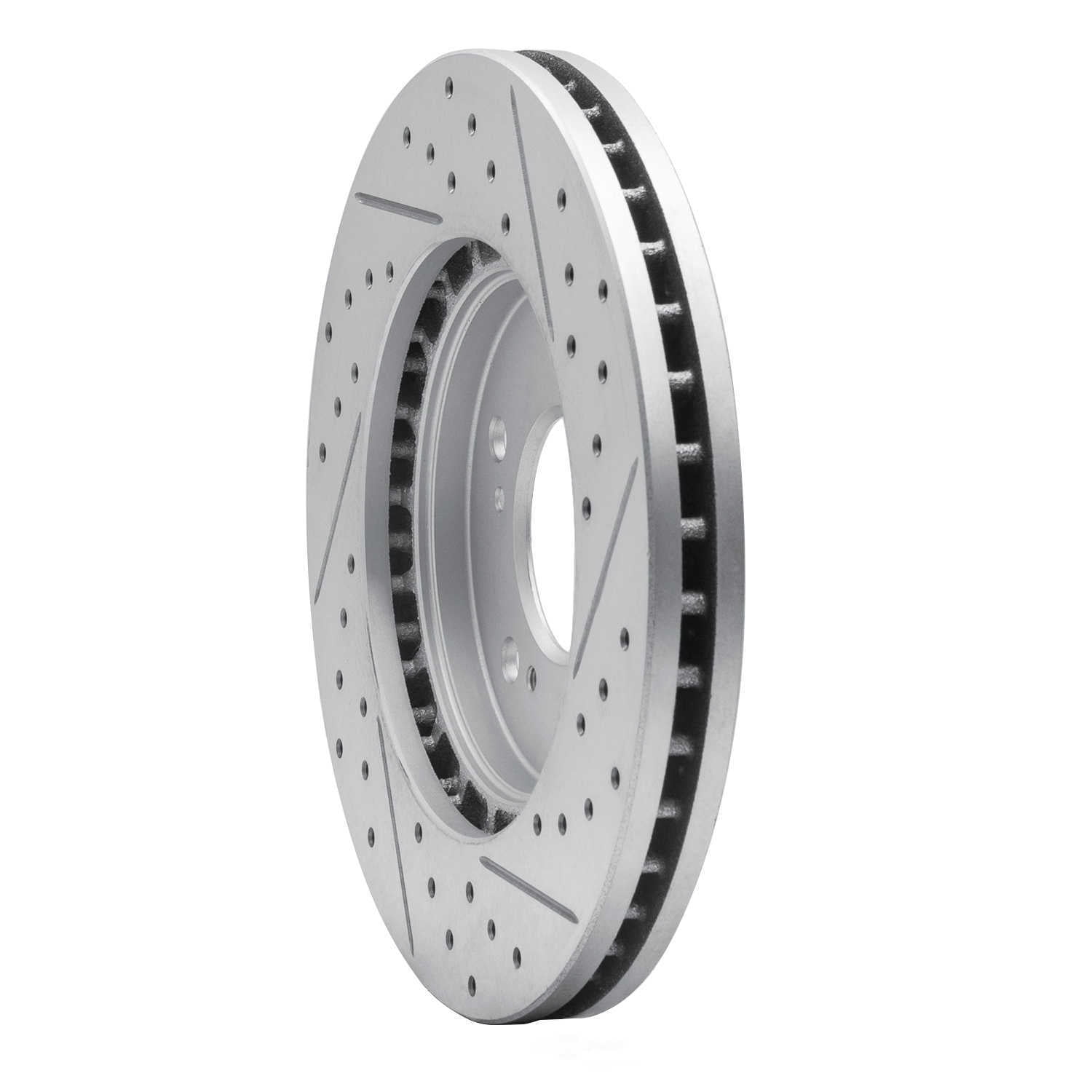 Dynamic Friction Company 830-58004L DFC Geoperformance Rotor - Drilled and Slotted