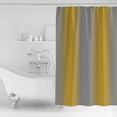 thumbnail image 4 of 60x72 Inch Shower Curtains for Bathroom Yellow Ombre Fabric Bath Curtain Decor Grey Modern Art Farmhouse Waterproof Restroom Curtains Shower Set Accessories with 12 Hooks 60 Inch, 4 of 6
