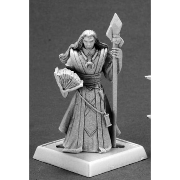 Reaper Khalib, Runelord Apprentice #60098 Pathfinder Miniatures Unpainted