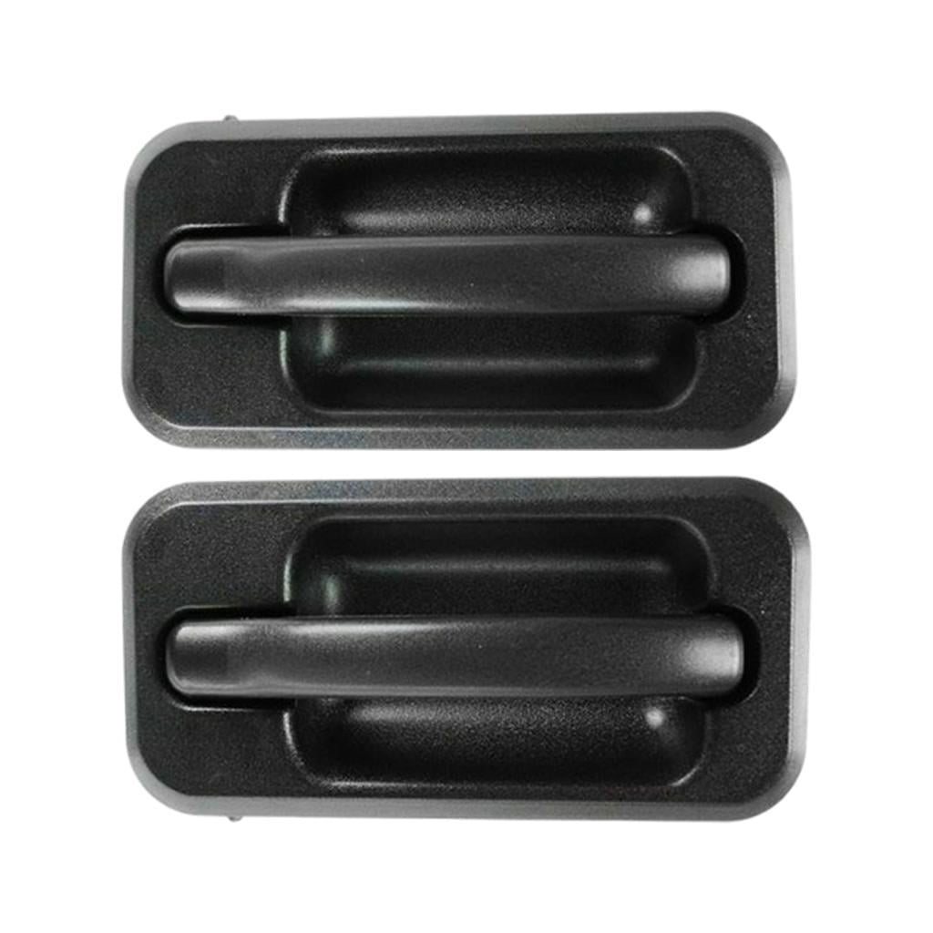 Juego 4 Manijas Exteriores Para Puertas Hummer H2 2003-2009 – Color Negro, Reemplazo Directo, Uauto1