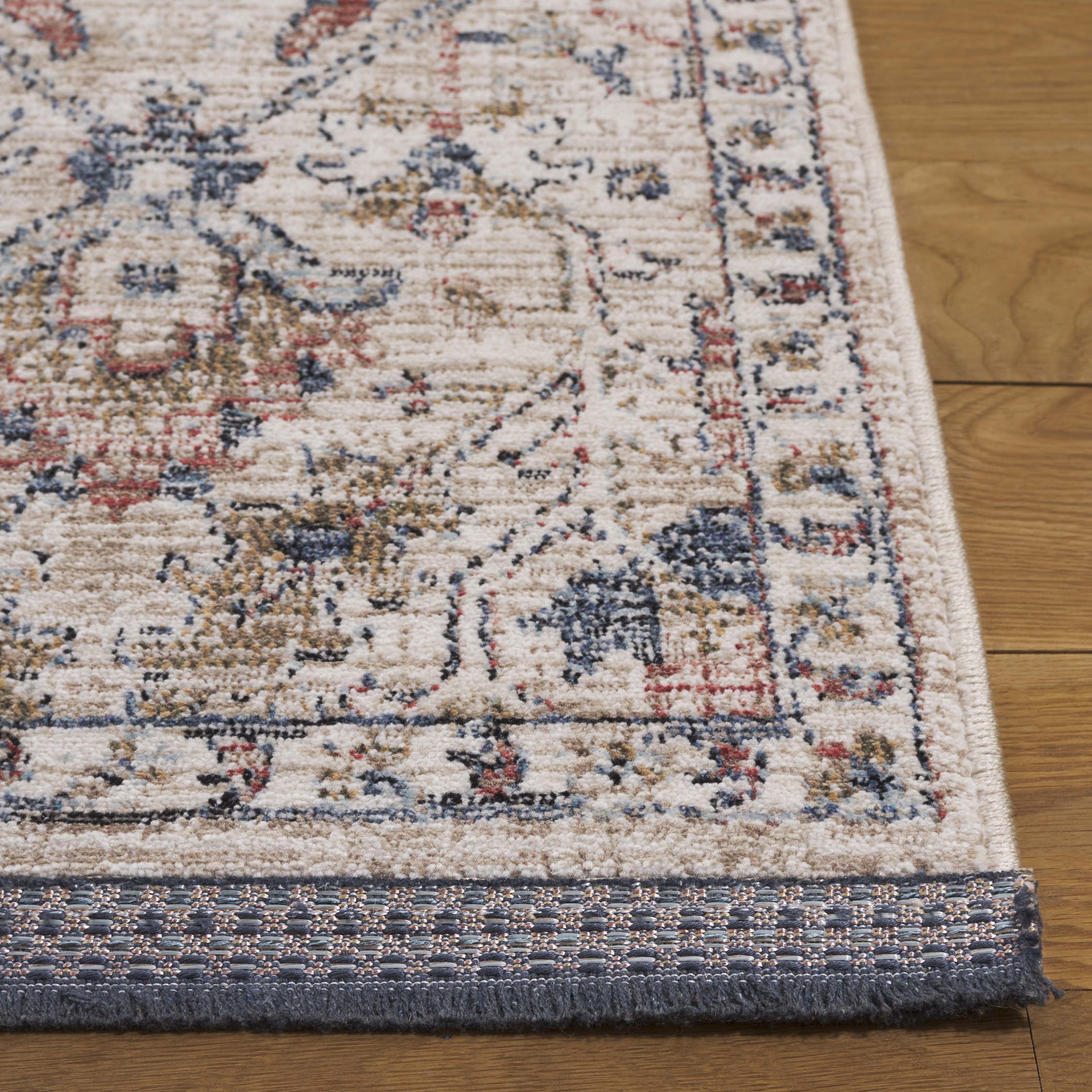 SAFAVIEH Vivaldi Jules Abstract Area Rug, Beige/Blue Rust, 4' x 6'