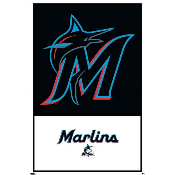 MLB Miami Marlins - Logo 22 Wall Poster, 22.375" x 34"