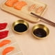 thumbnail image 2 of GOOHOCHY 10 bandejas de acero inoxidable para servir aperitivos, salsas y especias., 2 of 7