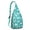 Greenish-blue-25, variant on Great White Shark Sling Backpack - Funny Cartoon Shark Face Print, Multi-Functional Pack for Cycling & Daily Commute