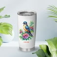 thumbnail image 6 of Eastern Phoebe Bird Lover Tumbler 20oz - Custom Stainless Travel Mug with Straw & Handle - Personalized Bird Gift for Women, Girls yDI3ti, 6 of 6