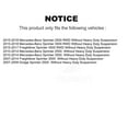 thumbnail image 2 of Transit Auto Front Right (Passenger Side) Hub Bearing Lower Ball Joint Sway Bar Stabilizer Link Kit for Car Mercedes-Benz Sprinter 2500 3500 Dodge Freightliner Without Heavy Duty Suspension K7T-101855, 2 of 11