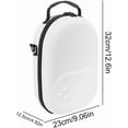 thumbnail image 5 of Hard Carrying Case for Meta Quest 3S, VR Headset Travel Storage Bag, Portable Protection Carrying Case, Ideal for Travel & Home Storage, White, 5 of 6