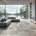 thumbnail image 2 of ODIKA 8'x10' Washable Area Rug Extra Minimalist Contemporary Asymmetrical Scattered Shapes Large for Dining Room, Office, Lounge, Non-Slip Chair-Friendly Mat, 2 of 7