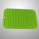 thumbnail image 3 of Tapete aislante con diseño de ondas para cocina, escurridor de platos y tazas, bandeja secadora, herramienta para drenar agua (verde), 3 of 5