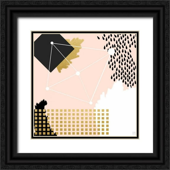 Perrenoud, Aubree 20x20 Black Ornate Wood Framed with Double Matting Museum Art Print Titled - Encantada I