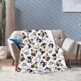 thumbnail image 6 of KLL Fleece Blanket Plush Throw Blanket French Bulldog3 ,Soft Fuzzy Cozy Flannel Blanket for Couch Sofa Bed.(80"x60" ), 6 of 7