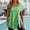 Green, variant on JIANLAI Womens V Neck Short Sleeve T-Shirt Side Button Detail Casual Summer Blouse Plus Size Fashion Top S to 5XL