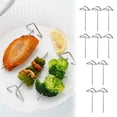 thumbnail image 2 of 10-Piece Stainless Steel Oven Hanging Skewer Rack Set - Vertical Bbq Broiler Kabob Accessories For Kitchen, Grilling & Even Cooking, 2 of 7