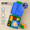 thumbnail image 2 of OmieBox Lunch Kit for Kids - Blue Monster Design, 2 of 2