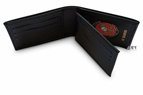 Officially Licensed United States Military Genuine Leather Marine Corps Wallets 