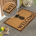 thumbnail image 6 of New Welcome Home Floor Mat Printed Crystal Velvet Doormat Bathroom Bathroom Absorbent Pad Polyester Carpet,E,Polyester Fiber, 6 of 8
