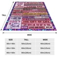 thumbnail image 6 of Yibo Christmas Birthday Gifts Blanket Flannel Soft and Comfortable Anti-static Bed Sofa Blanket, 6 of 9