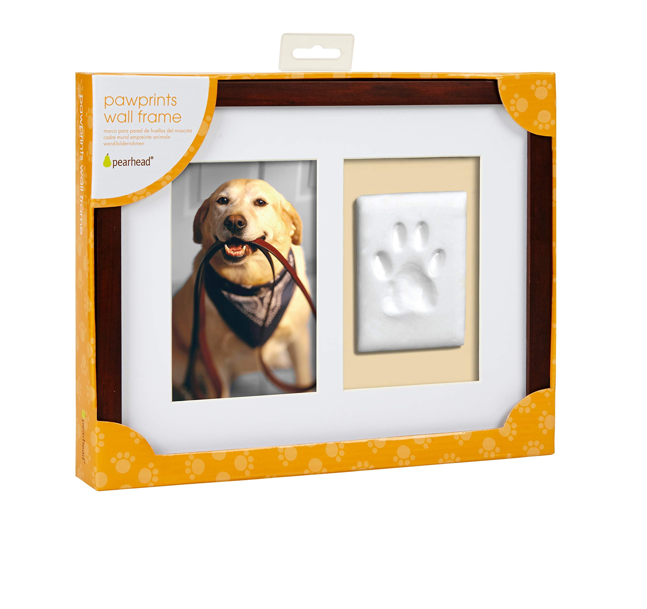 PETT Pet paw print frame with clay print kit and photo display