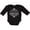 AB-Black, variant on Laissez Les Bon Temps Rouler Mardi Gras Boys or Girls Long Sleeve Baby Bodysuit