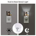 thumbnail image 3 of Sikiie Cat In Sun Hat Led Night Light, Warm White,Cool White Lights for Bathroom,Hallway,Bedroom, Kids Room-US, 3 of 7