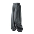 thumbnail image 3 of Zszcpp High Waisted Pants Men'S Pockets Relaxed Fit Handsome Breathable With A Sense Of Design Trousers Casual Trouser, 3 of 4