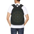 thumbnail image 6 of XMXT Travel Laptop Backpack for School Work, Mandala Pointer Background Large Capacity Bookbag Travel Bag Schoolbag Backpacks for Women Men, 6 of 9