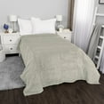 thumbnail image 4 of Jacquard Velvet Touch Blanket, Green 66" x 96", 4 of 5