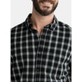 thumbnail image 2 of George Men's & Big Men's Classic Fit Short Sleeve Button-Up Poplin Shirt, Sizes S-3XL, 2 of 5