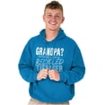 thumbnail image 4 of Young at Heart Grandpa Grandparent Hoodie Hooded Sweatshirt Men Brisco Brands 3X, 4 of 6