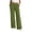 Army Green, variant on Womens Athletic Side Stripe Wide Leg Long Pants Solid High Waist Casual Trousers with Pockets, Loose Breathable Bottoms for Jogging, Loungewear and Outdoor Walking White