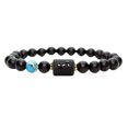 thumbnail image 6 of Eosunjian Unisex Constellation Bracelet Natural Agate Beads Elastic Strap Zodiac Star Sign Distance Friendship Prayer Blessing Bracelet Good Luck Wrist Jewelery Holiday Gift Capricorn 19cm, 6 of 13