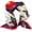 Carriage Navy and Red, variant on CHUNTIAN 100% Mulberry Silk Neck Scarf 21"x21" Small Square Scarfs for Women Gift Packed