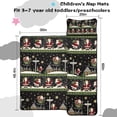thumbnail image 5 of Black Christmas Santa Pattern Toddler Nap Mats for Kids Preschool,60"x20" Sleeping Mat Bag or Kids,Toddler Sleeping Bag,Toddler Nap Mat or Daycare, 5 of 6