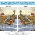 thumbnail image 5 of Toland Home Garden Pleasant Pheasants Bird Winter Flag Double Sided 28x40 Inch, 5 of 5