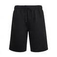 thumbnail image 2 of 2 Pack Men's Fleece Shorts Cotton with Drawstring and Pockets Lightweight Casual Warming Thermal Lined Menswear Bottoms Athletic Warm Spring Fall Winter, 2 of 4