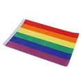 thumbnail image 4 of Vikakiooze 12Pcs/Set LGBT Pride Rainbow Flags Hand Waving Festival, 4 of 9