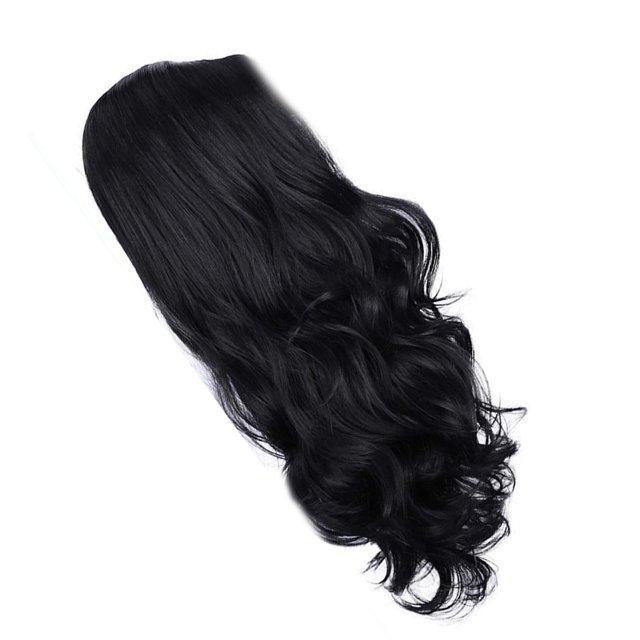 Peluca de pelo largo y rizado,Peluca de pelo largo y rizado Sintético Peluca de pelo largo y rizado Pelo sintético de onda larga Lo mejor de la línea