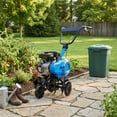 thumbnail image 5 of Gas Powered 4-Cycle 2-in-1 Tiller & Cultivator, 78.5cc 3.0HP Front Tine Rototiller with 18" Tilling Width Transport Wheels & Adjustable Handle, EPA Compliant for Garden Lawn Yard, 5 of 10